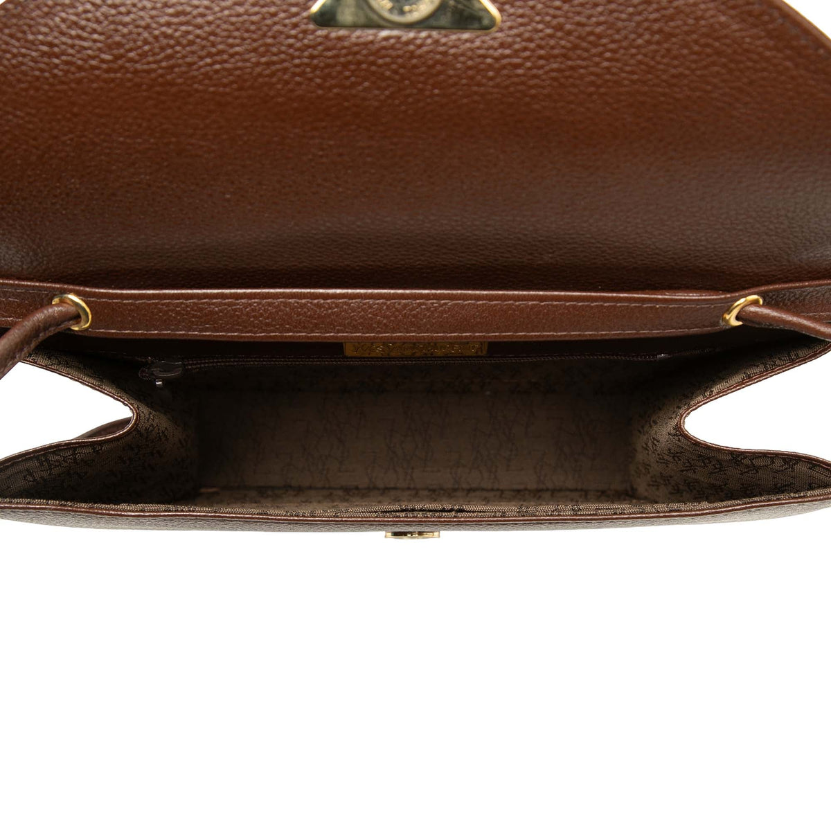 Saint Laurent Leather Crossbody — Brown