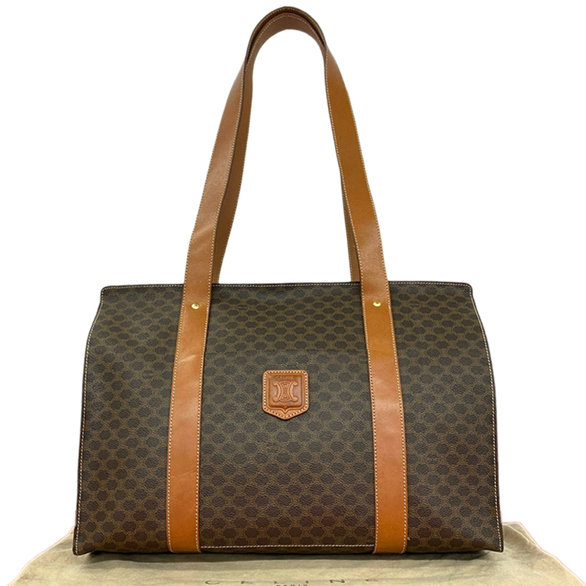 Celine Macadam Coated Canvas Tote
