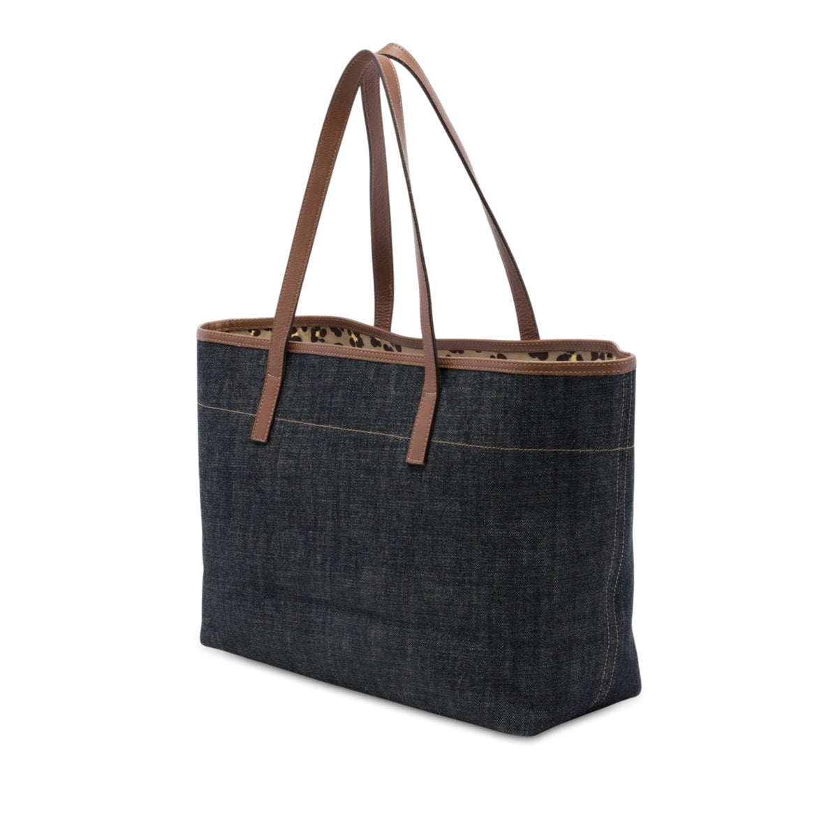 Burberry Denim Tote — Blue