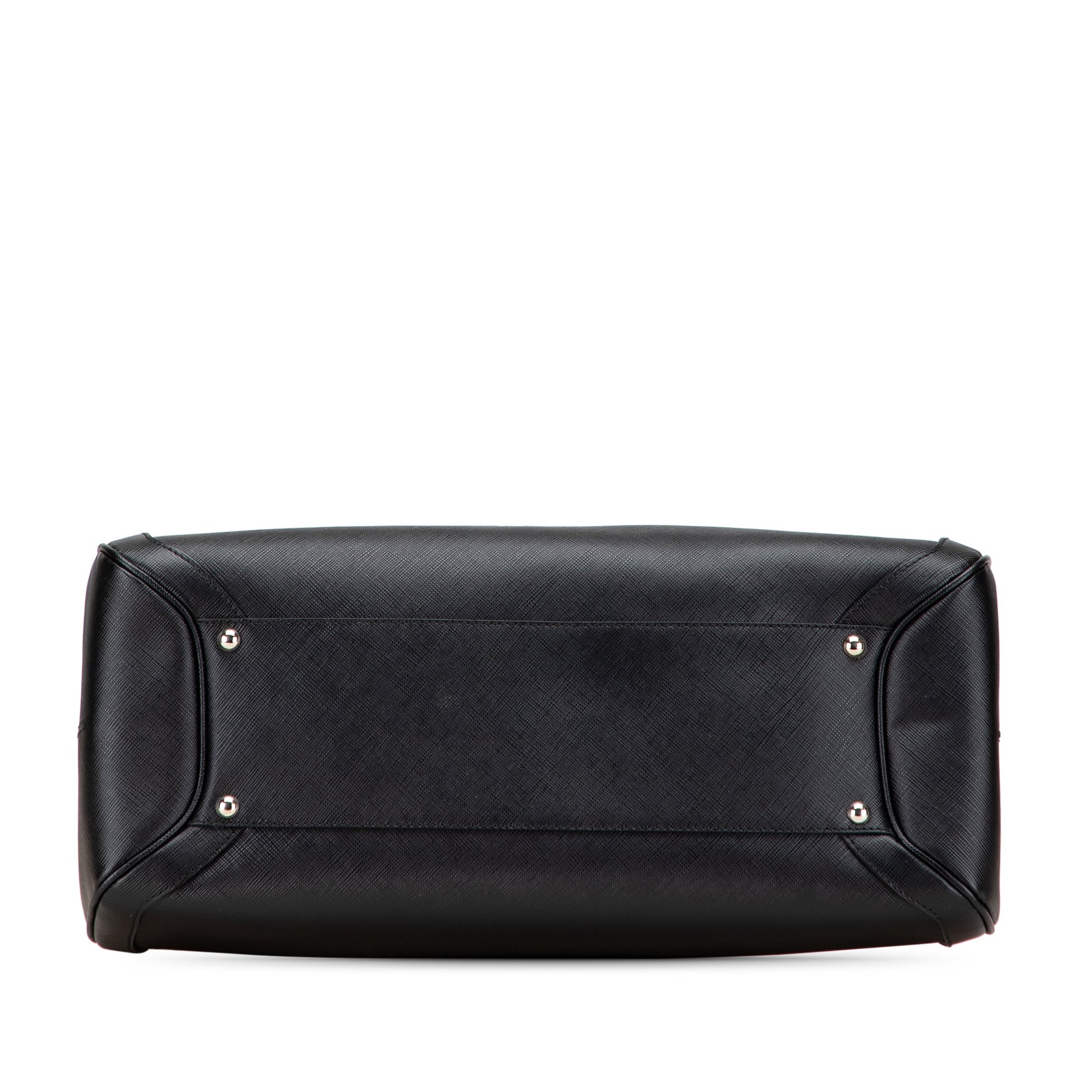 Ferragamo Leather Double Gancini Tote