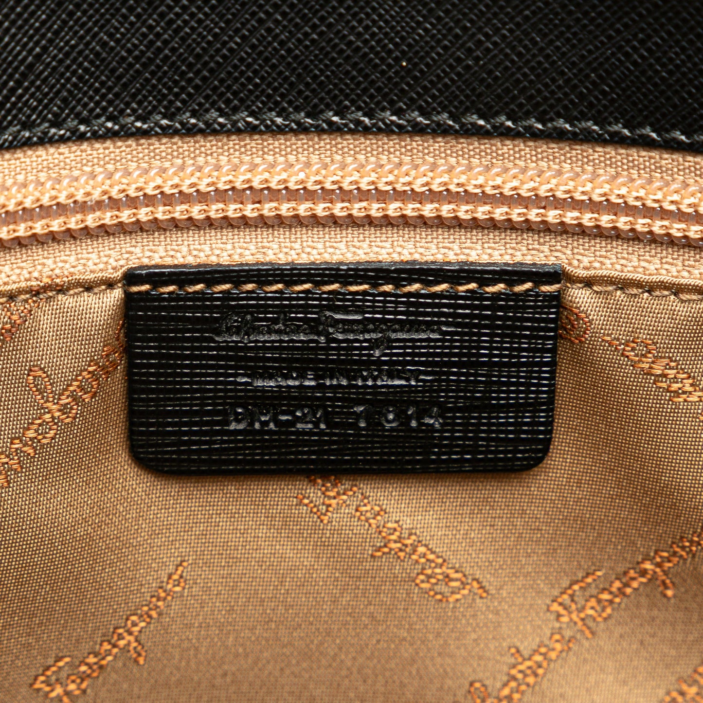Ferragamo Leather Double Gancini Tote