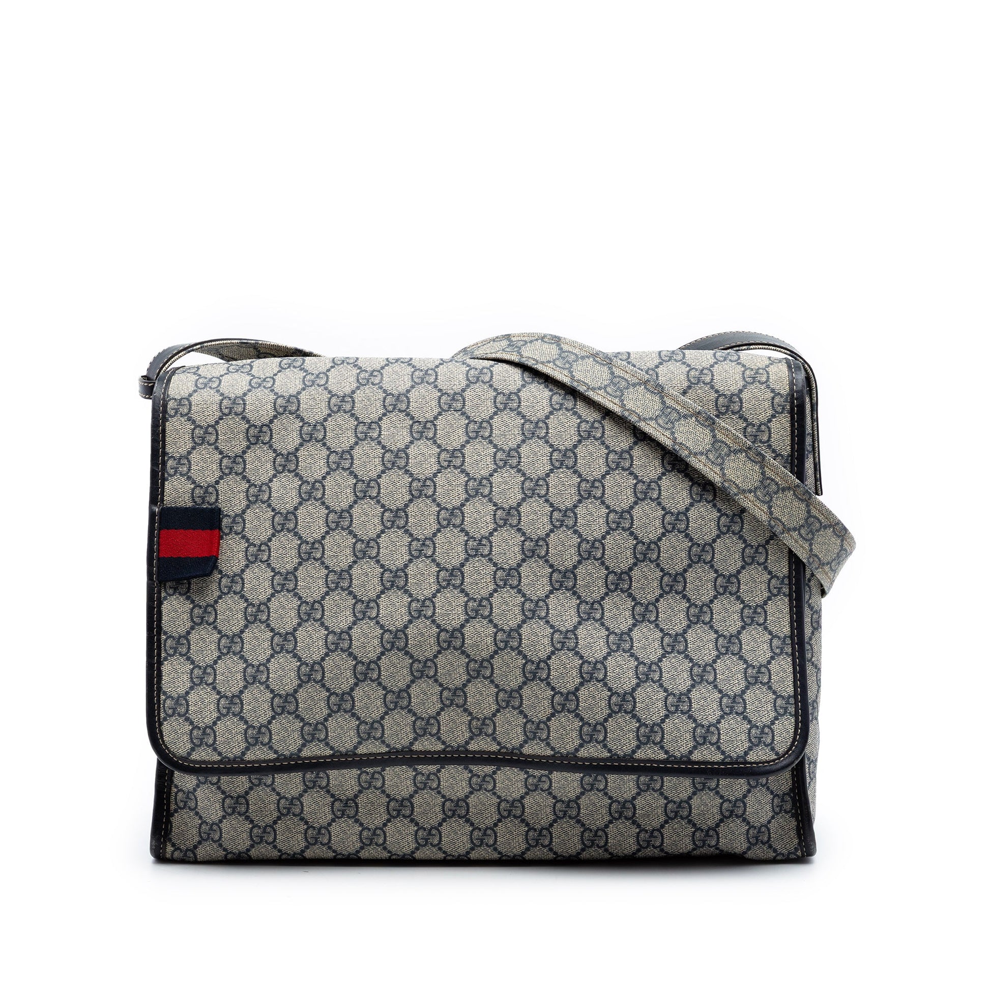 Gucci GG Supreme Web Messenger Bag