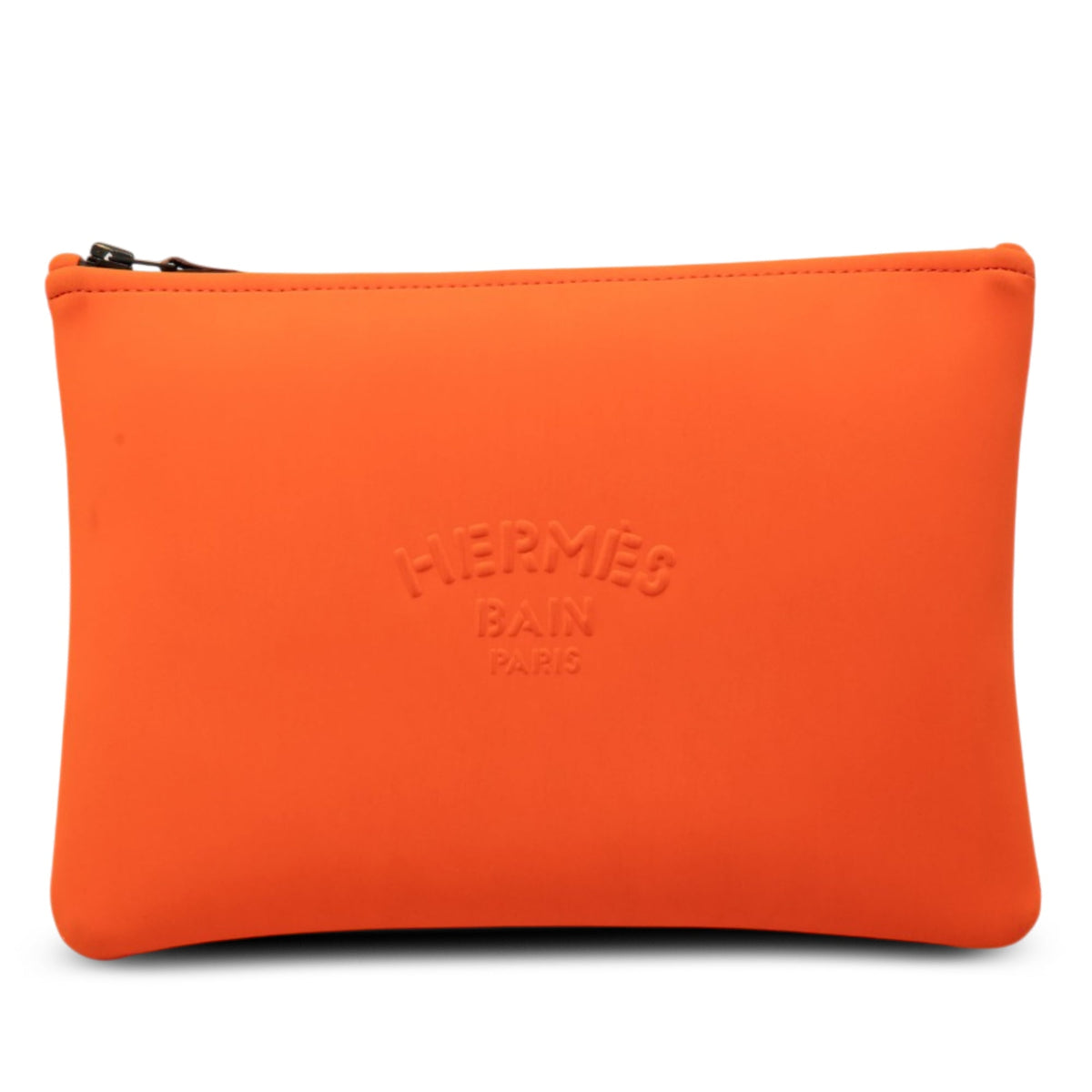 Hermès Medium Neoprene Neobain Case — Orange