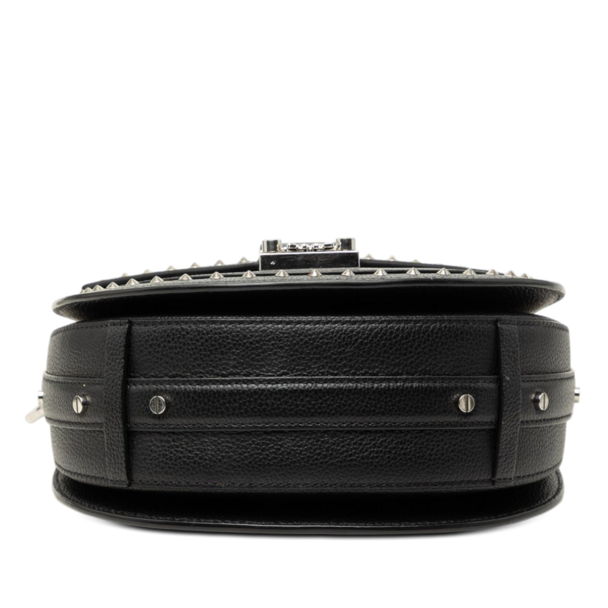 MCM Studded Leather Patricia Satchel
