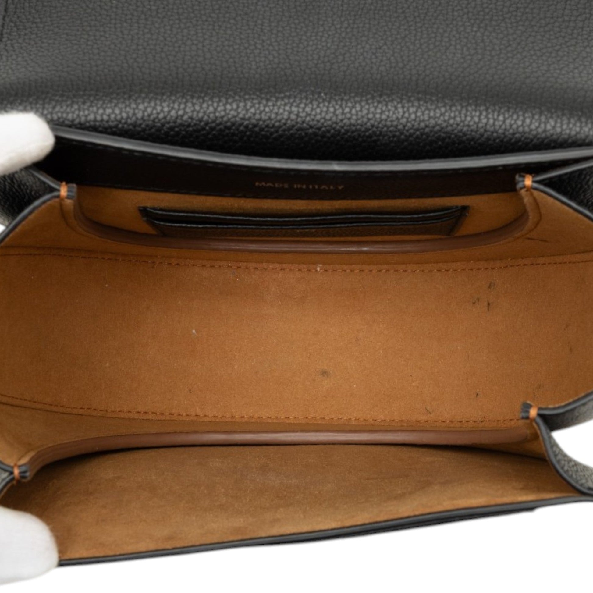 MCM Studded Leather Patricia Satchel