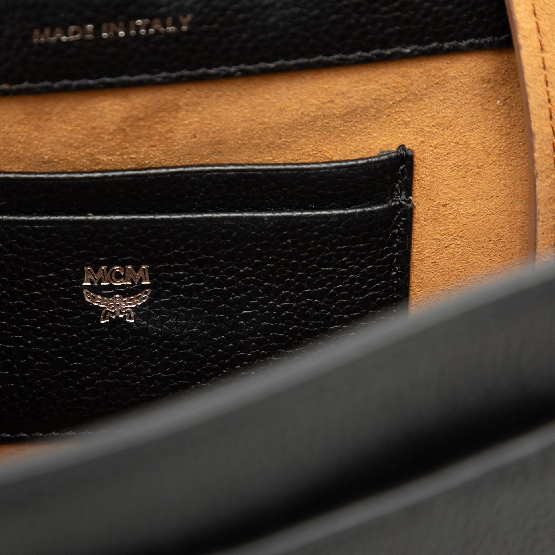 MCM Studded Leather Patricia Satchel
