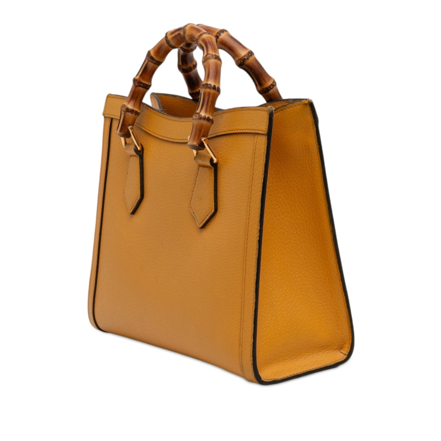 Gucci Medium Calfskin Bamboo Diana Satchel