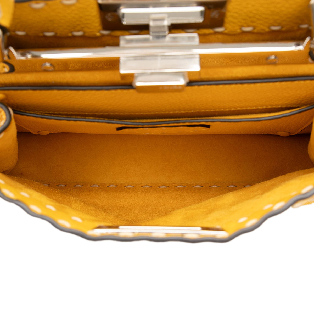 Fendi Medium Calfskin Selleria Peekaboo ISeeU Satchel
