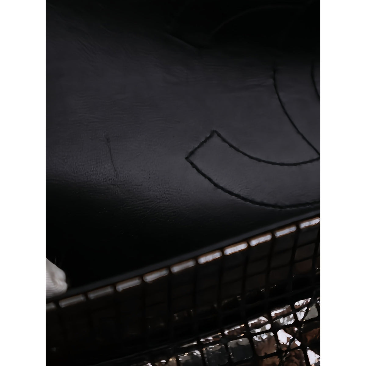 Chanel Quilted Mirror Calfskin Reissue 2.55 Double Flap 225 — Silver