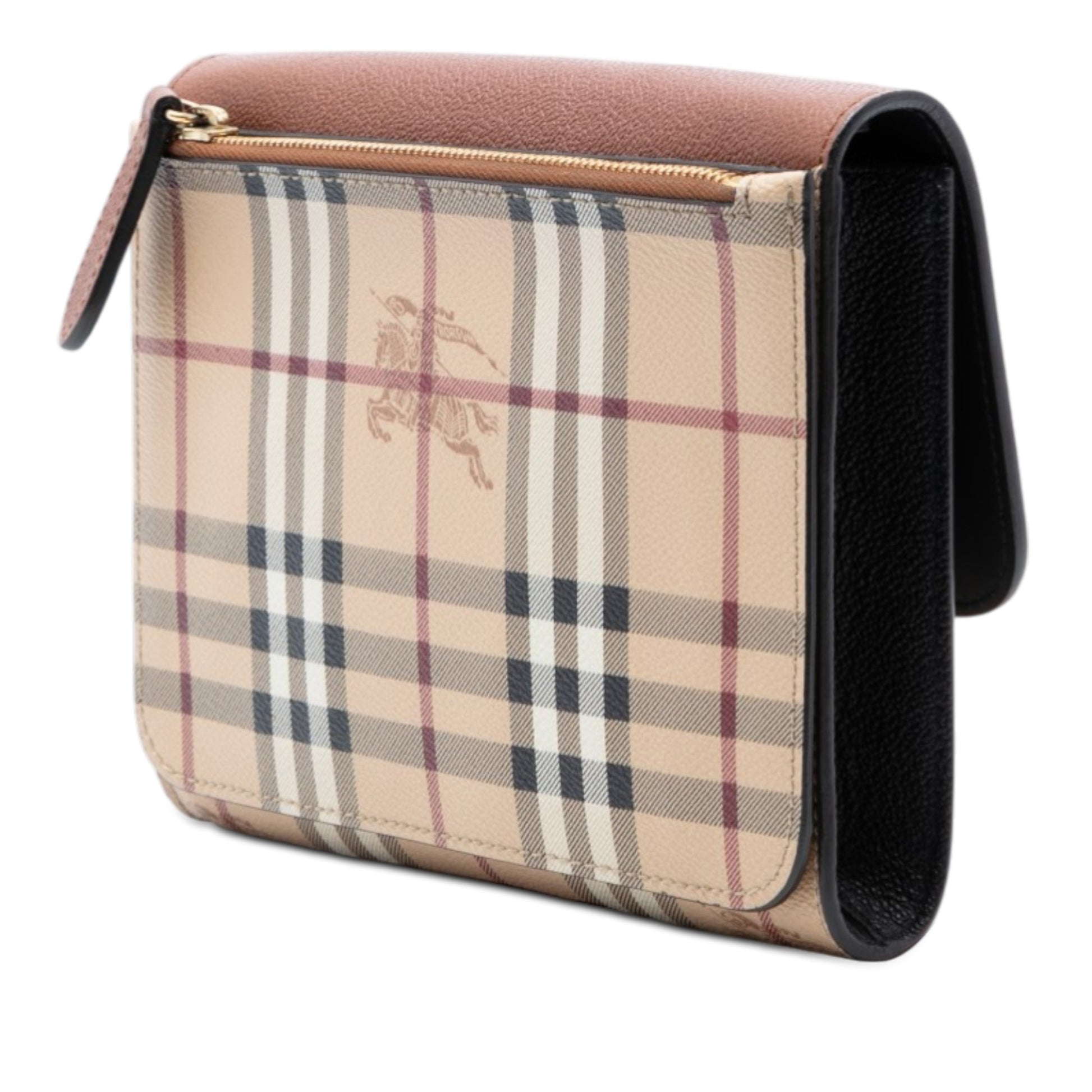 Haymarket Check Coated Canvas and Calfskin Loxley Crossbody