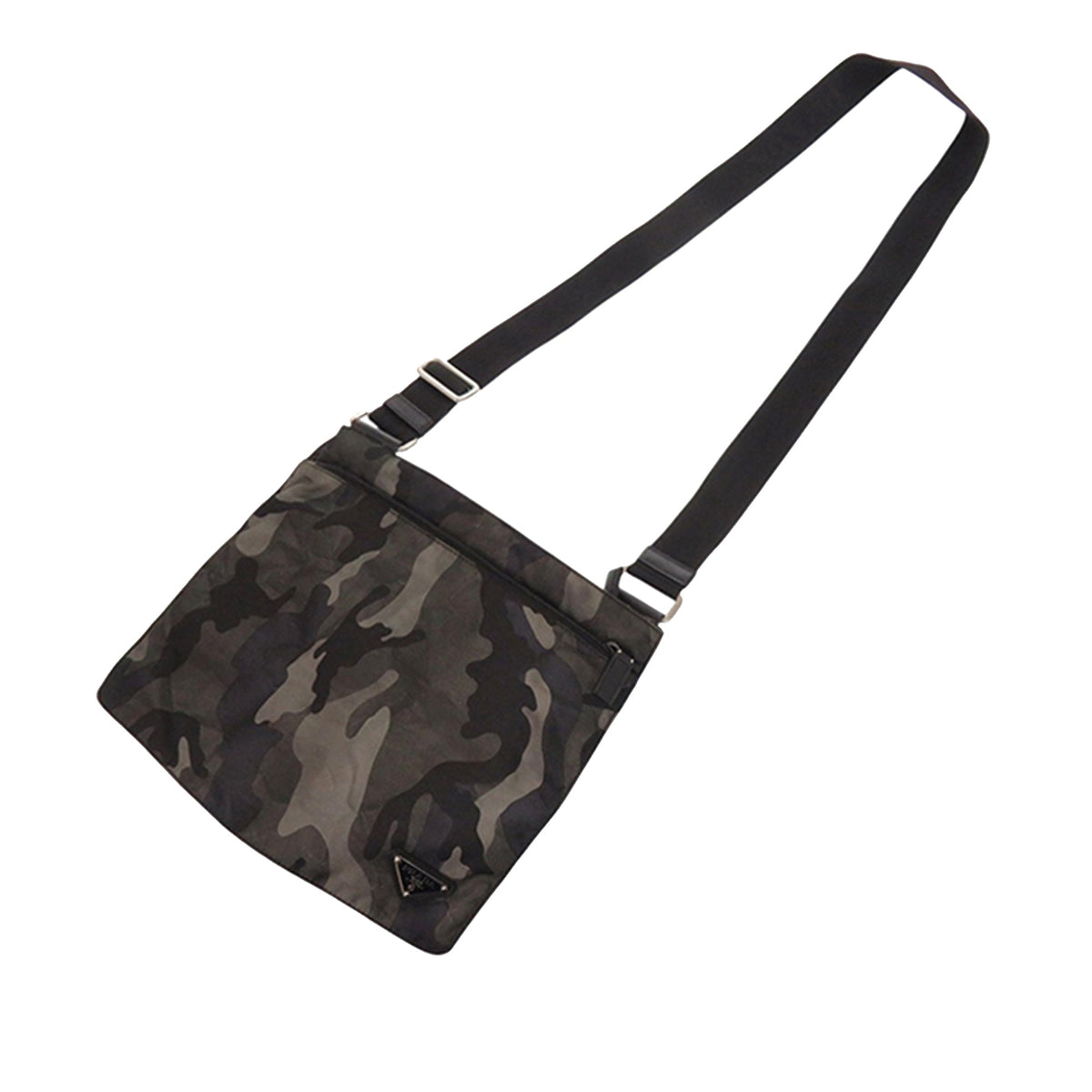 Prada Tessuto Camouflage Zip Top Crossbody