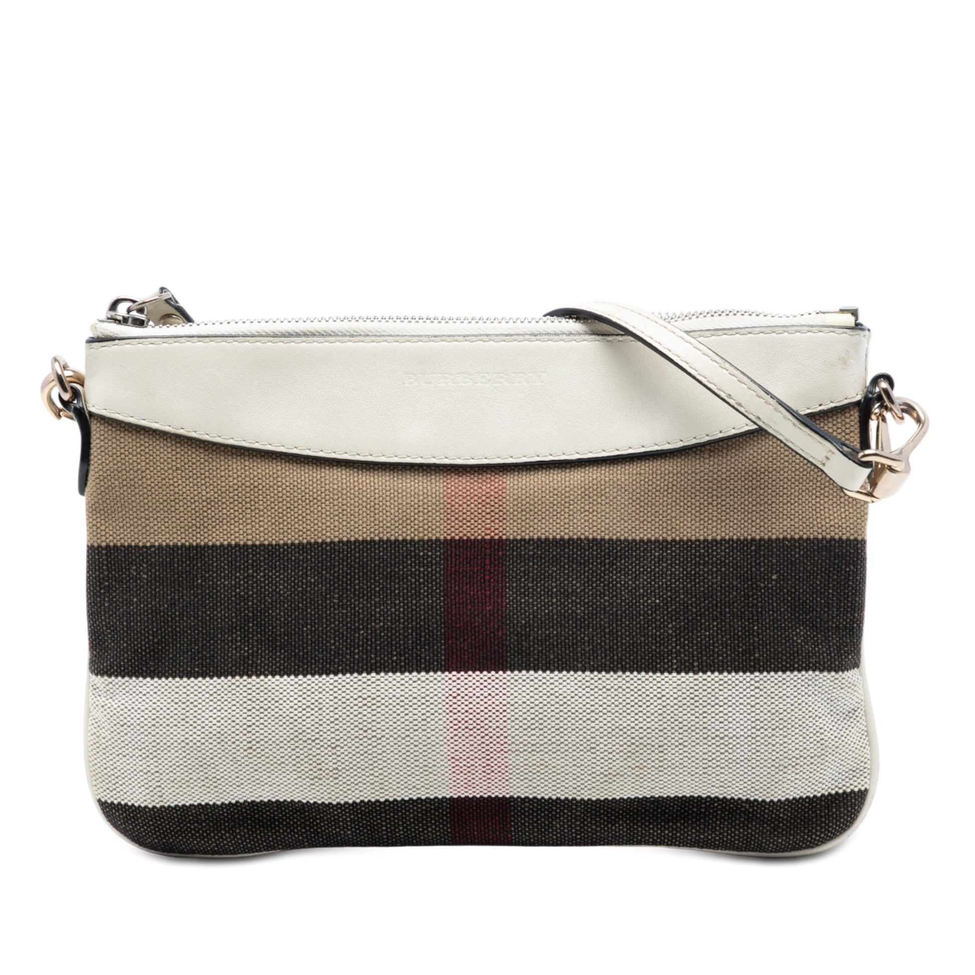 Burberry Mega Check Canvas Peyton Crossbody