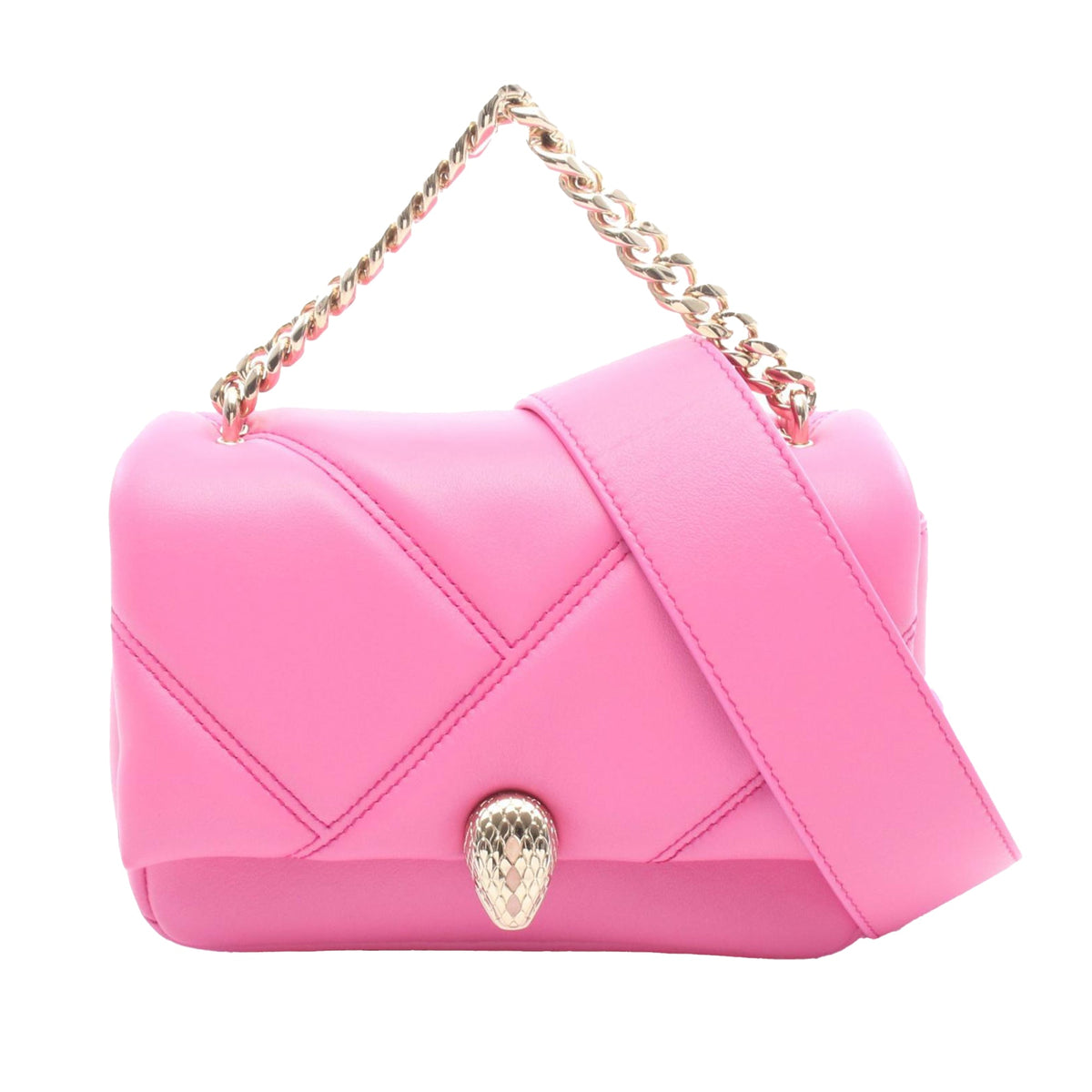 Bvlgari Mini Leather Serpenti Cabochon Satchel