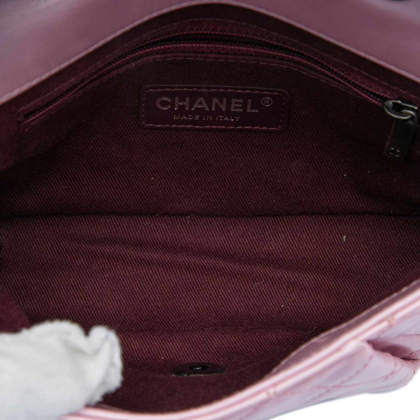 Chanel Mini Quilted Metallic Calfskin Coco Pleats Chain Flap