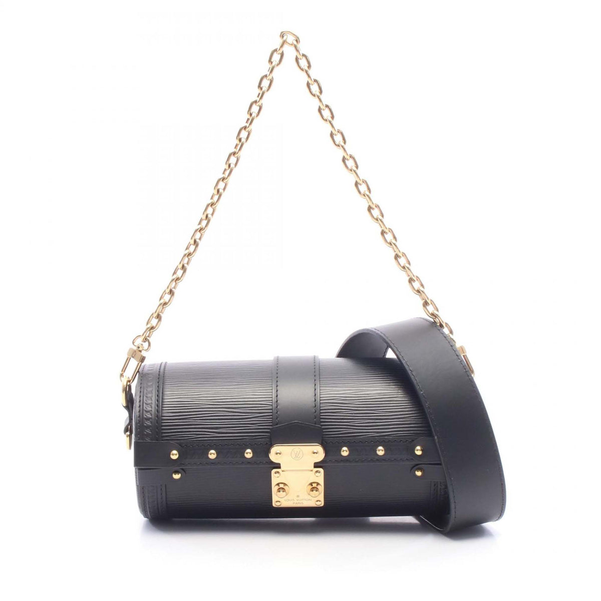 Louis Vuitton Epi Papillon Trunk — Black