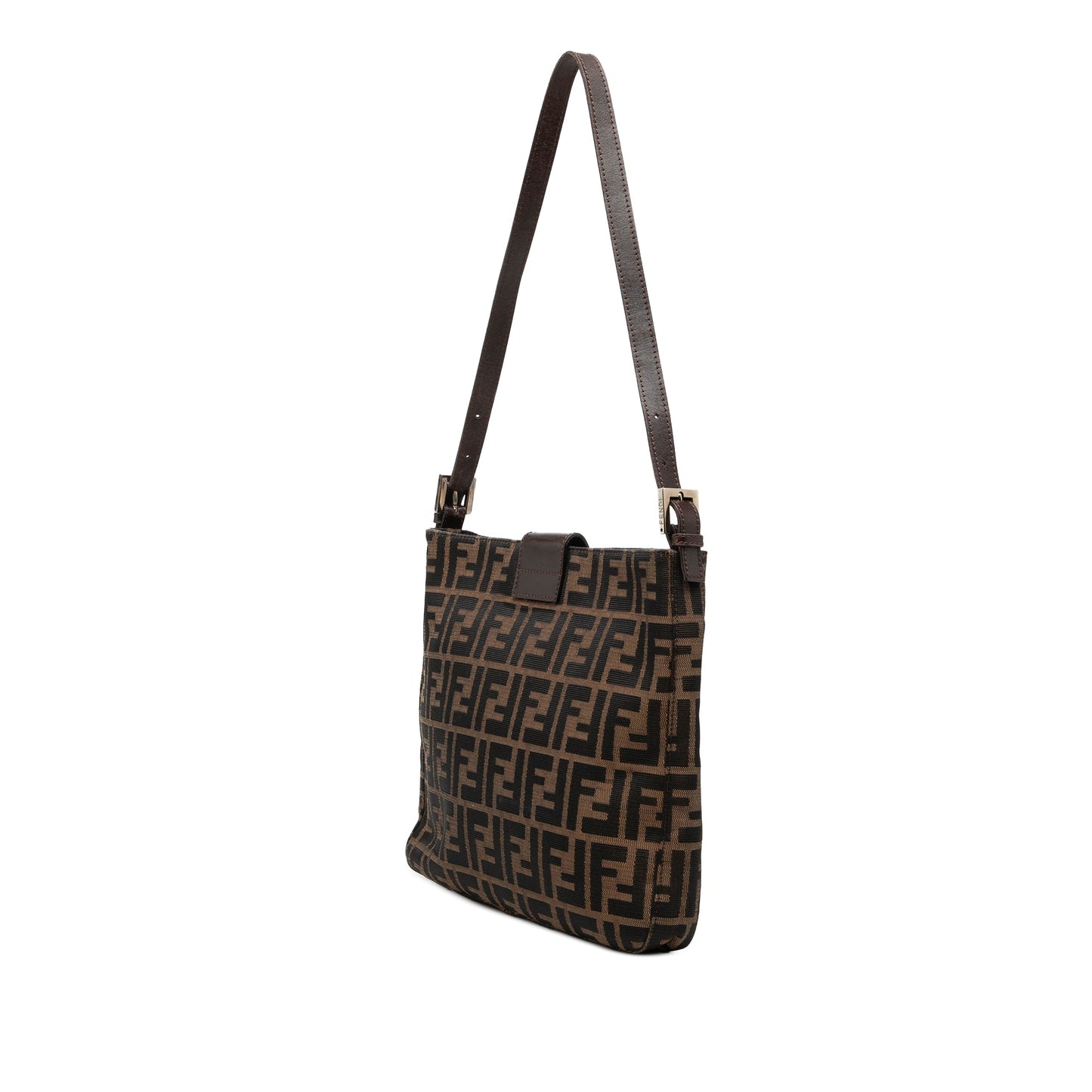 Fendi Zucca Canvas Shoulder Bag