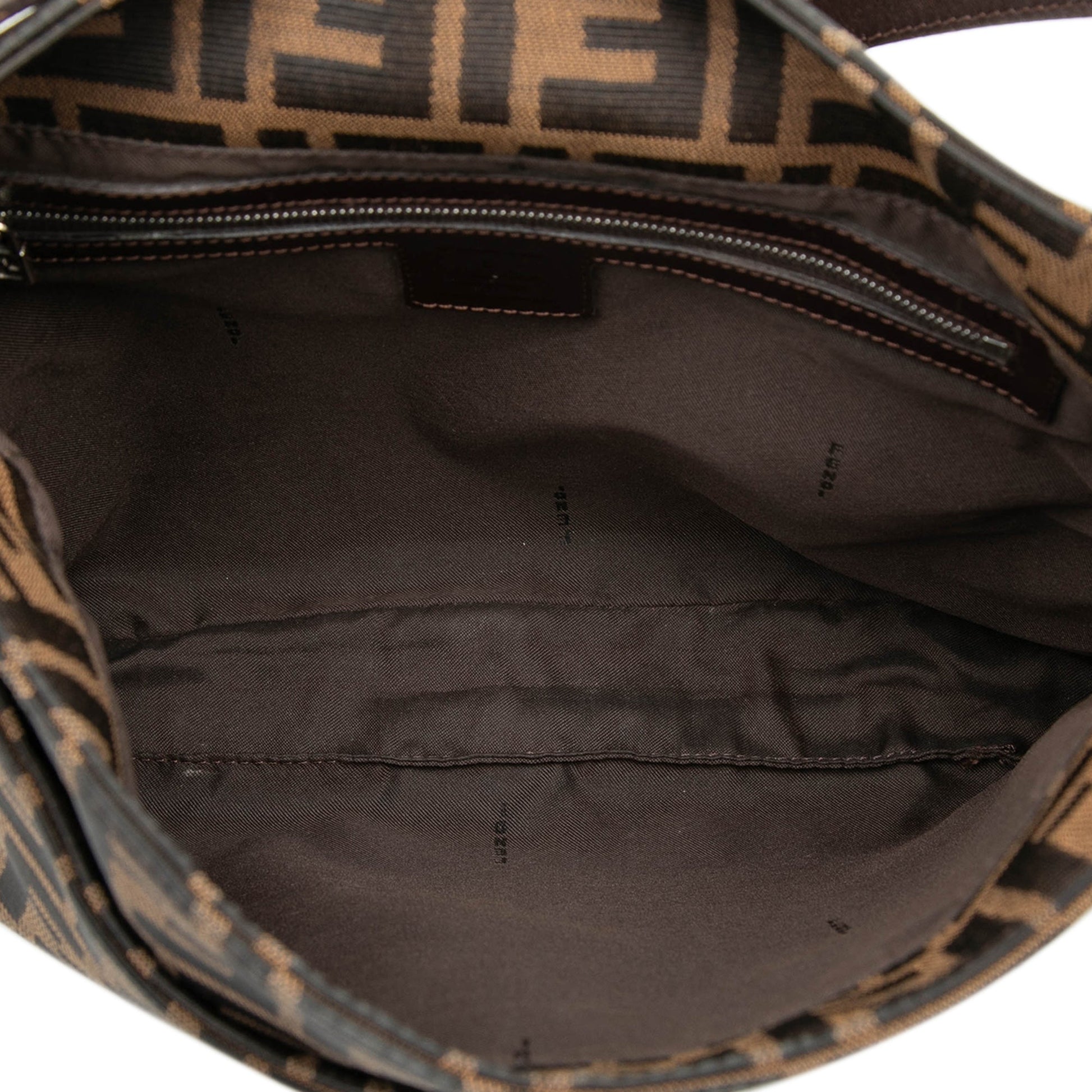 Fendi Zucca Canvas Shoulder Bag