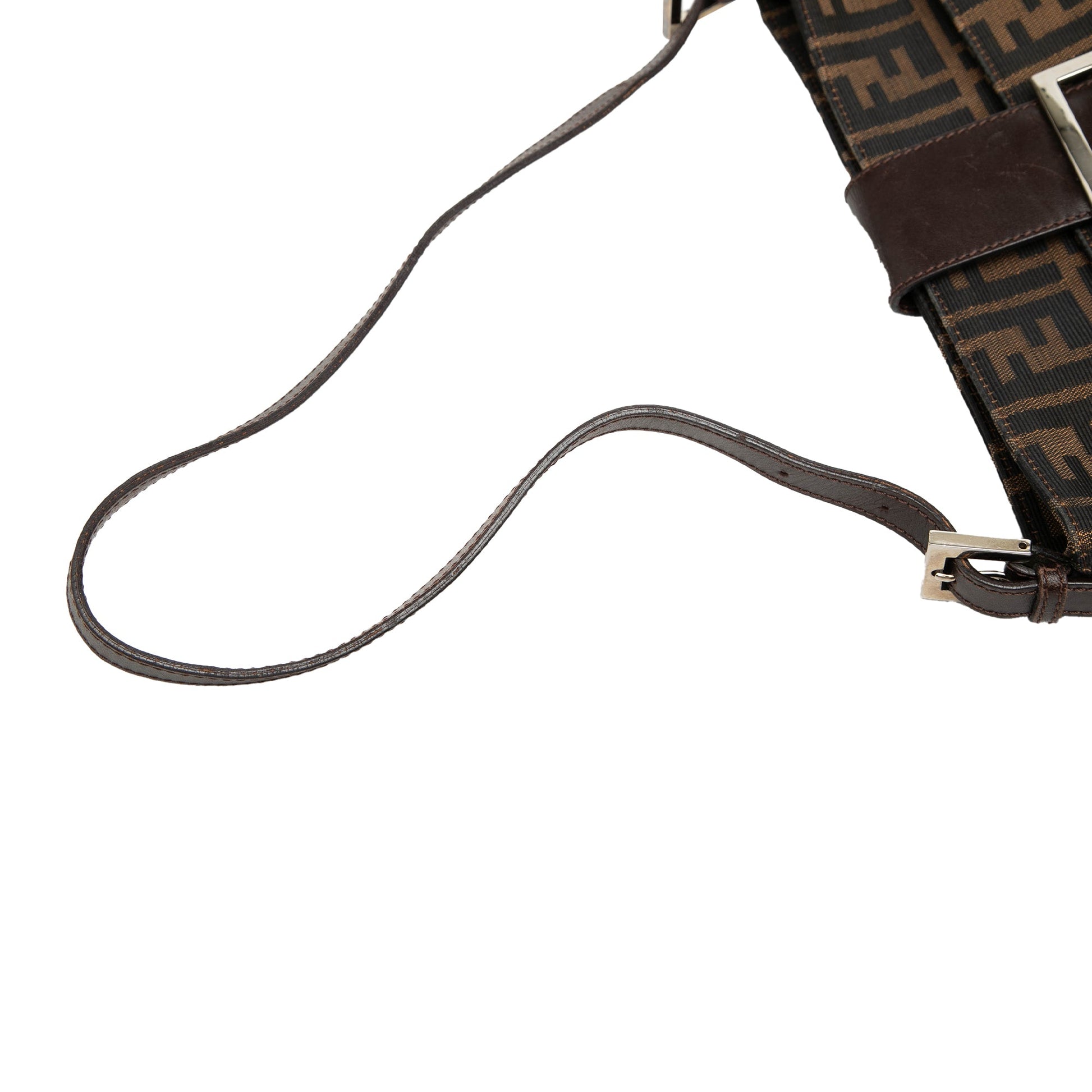 Fendi Zucca Canvas Shoulder Bag
