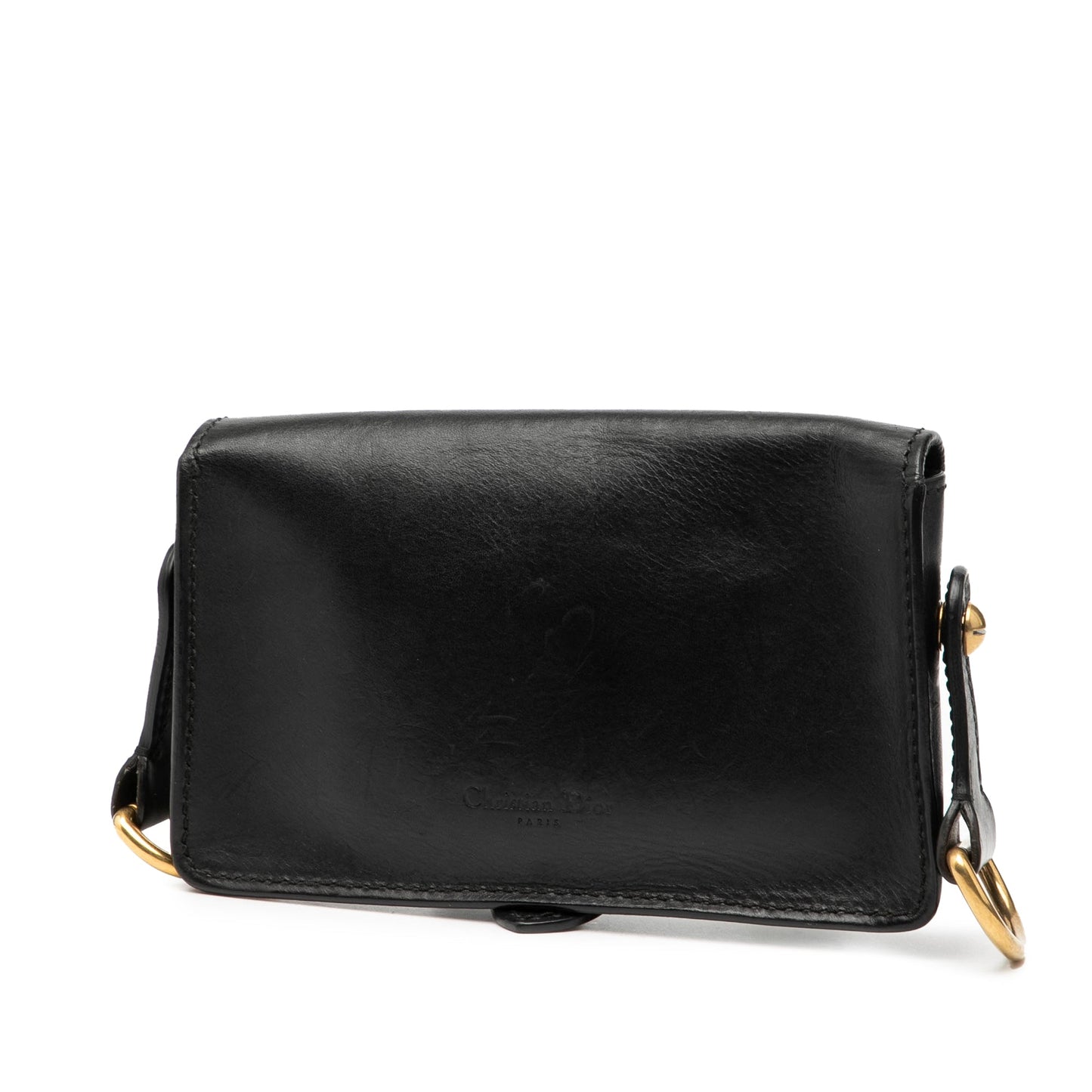 Dior Mini Leather D Bee Saddle Bag