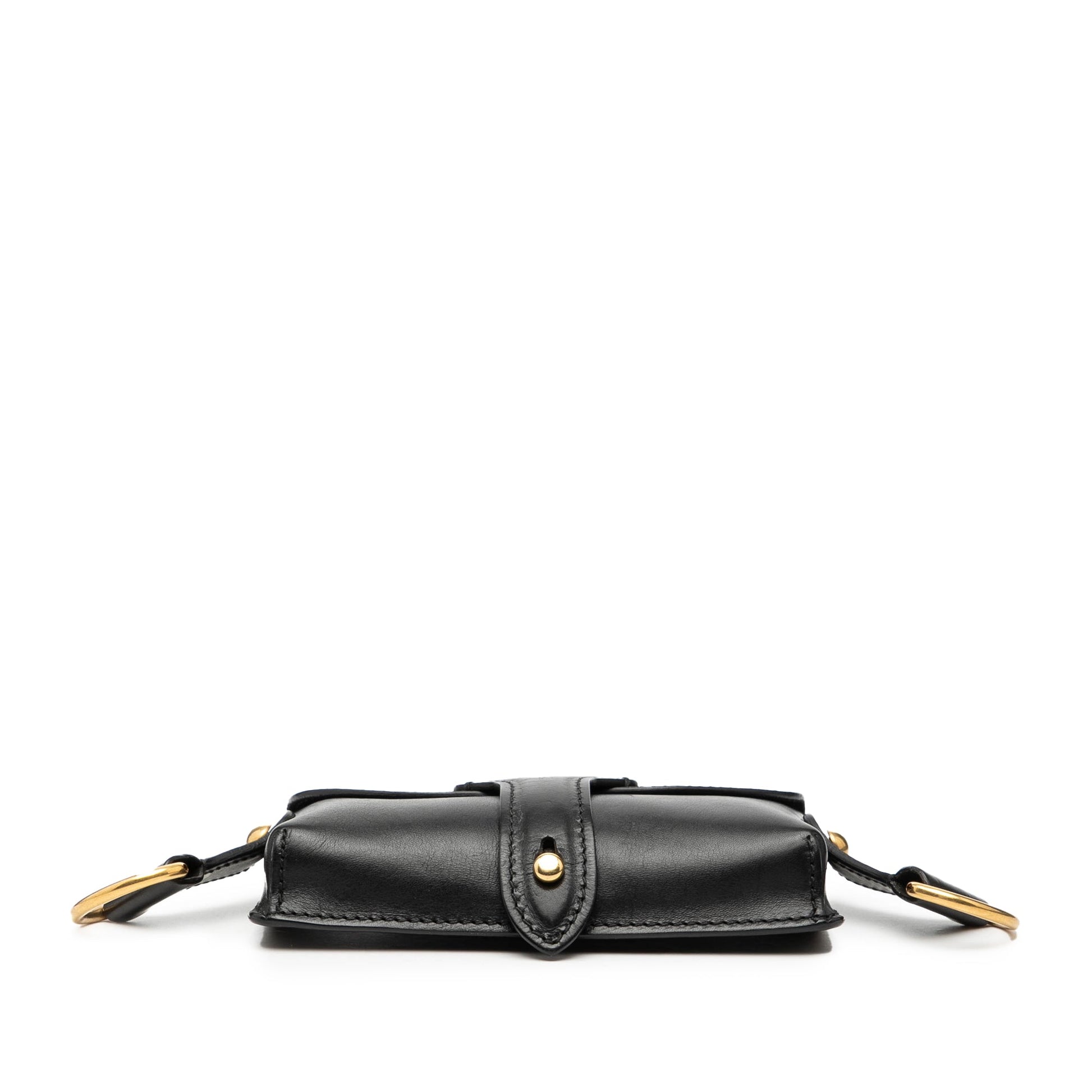 Dior Mini Leather D Bee Saddle Bag