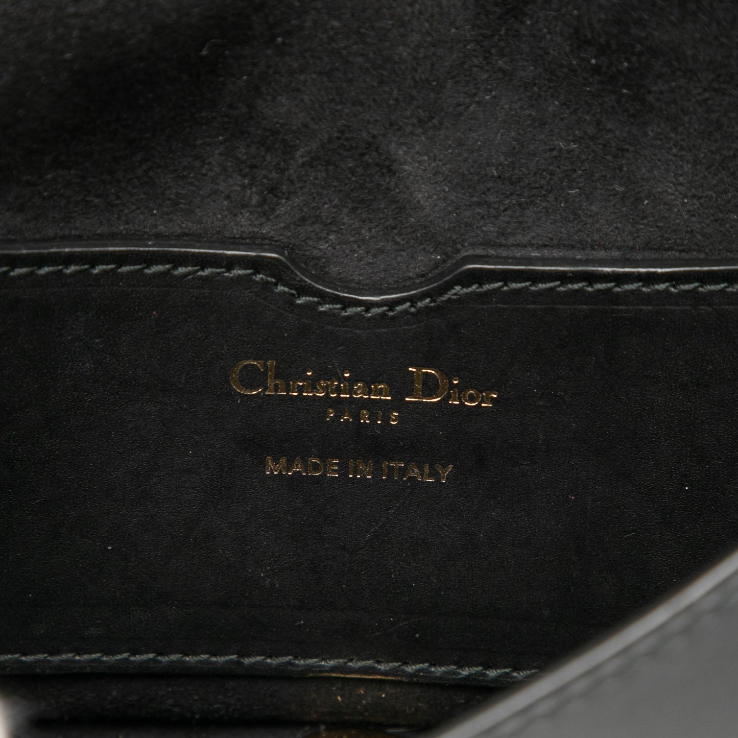 Dior Mini Leather D Bee Saddle Bag