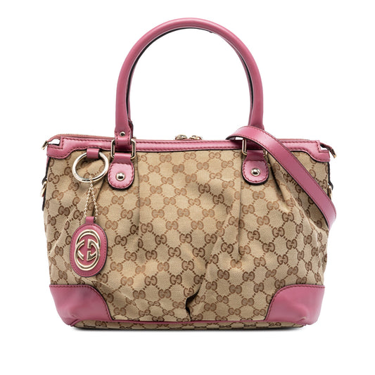 GG Canvas Sukey Satchel
