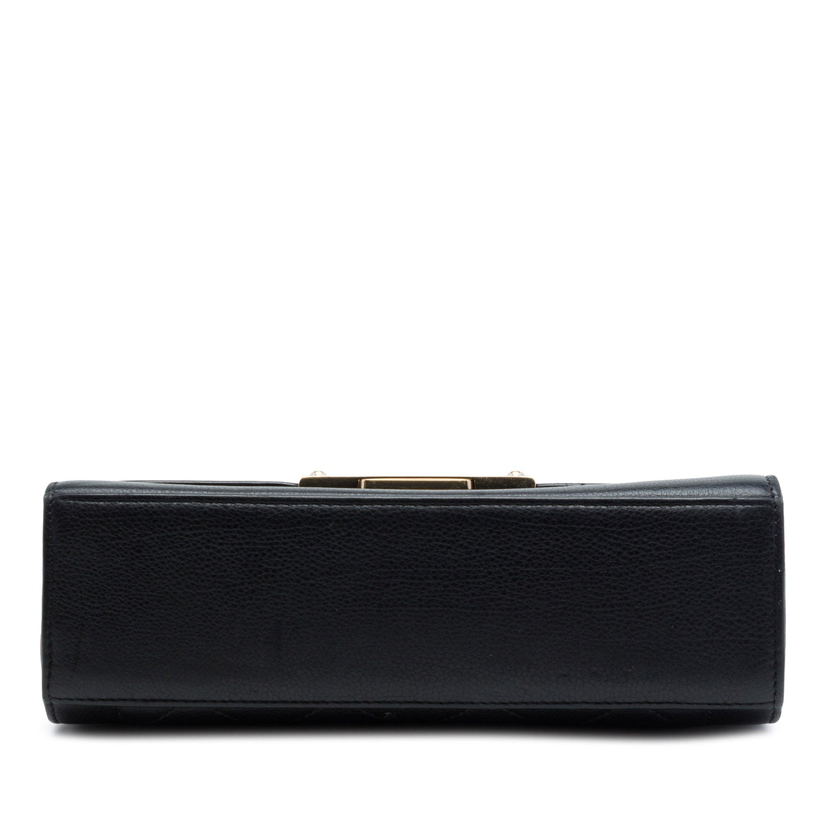 Chanel Small Quilted Grained Calfskin Label Click Flap