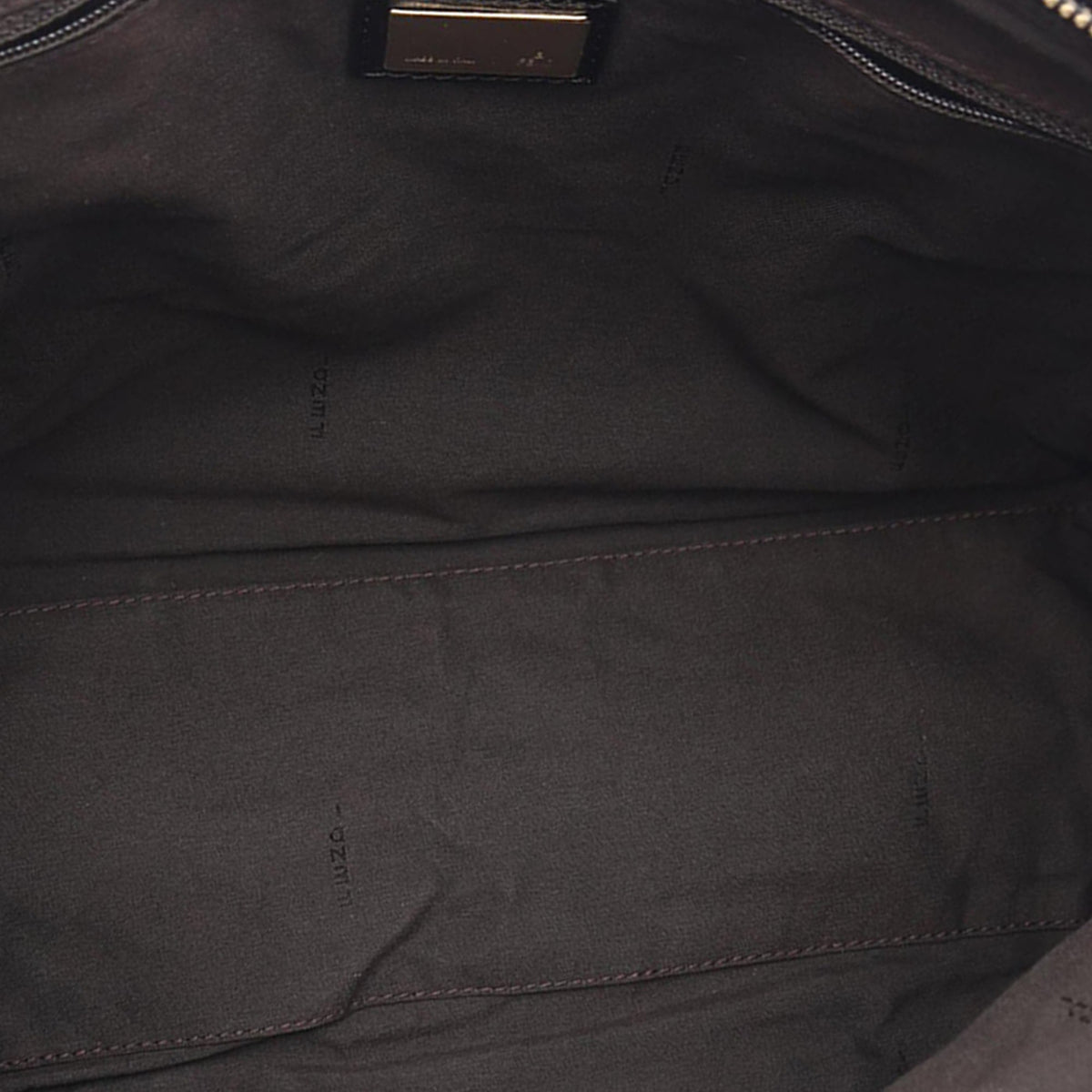 Fendi Zucchino Canvas Handbag
