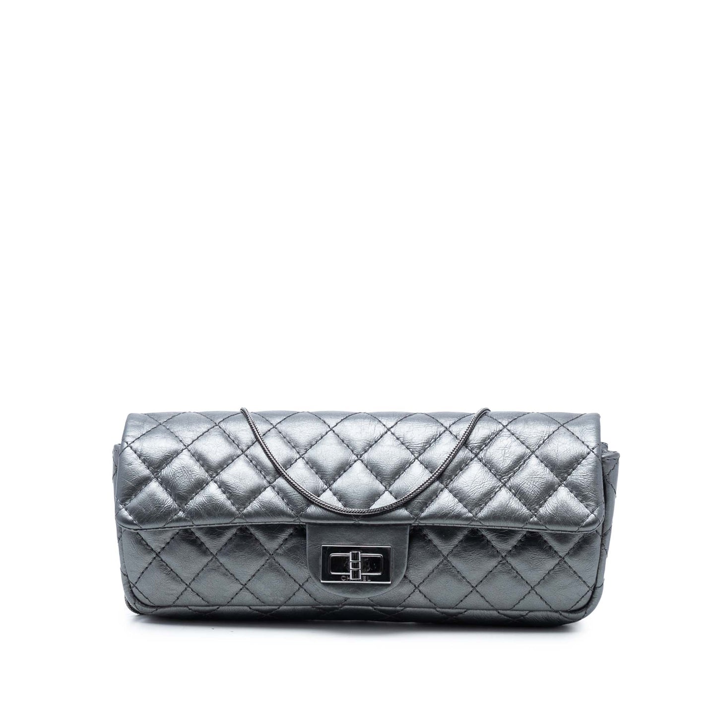 Chanel Quilted Glazed Calfskin Reissue 2.55 Flap Chain Clutch