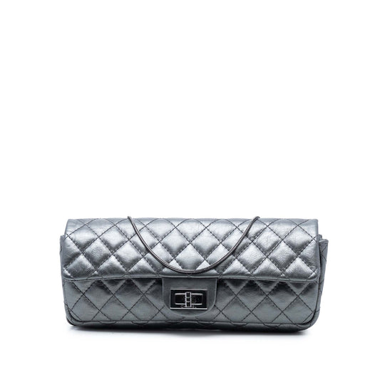 Chanel Quilted Glazed Calfskin Reissue 2.55 Flap Chain Clutch