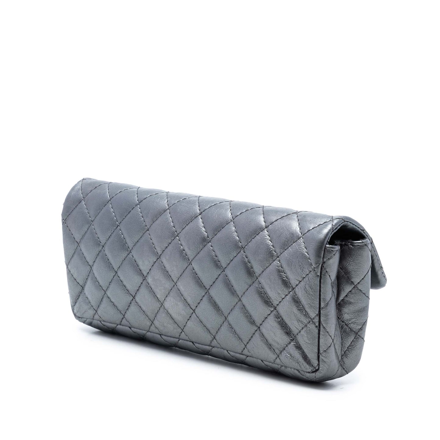 Chanel Quilted Glazed Calfskin Reissue 2.55 Flap Chain Clutch
