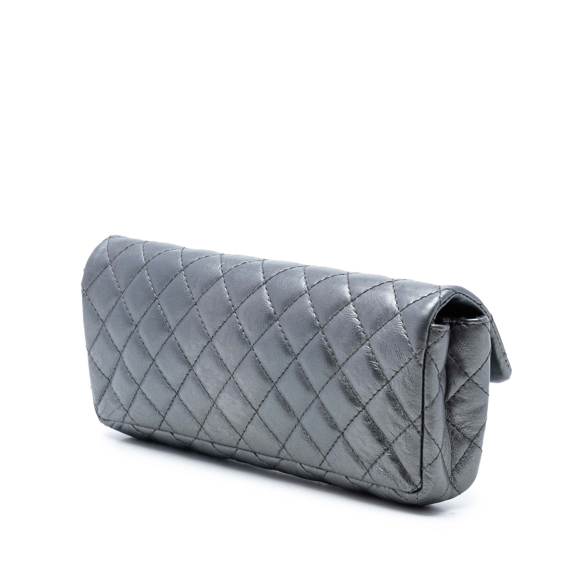Chanel Quilted Glazed Calfskin Reissue 2.55 Flap Chain Clutch