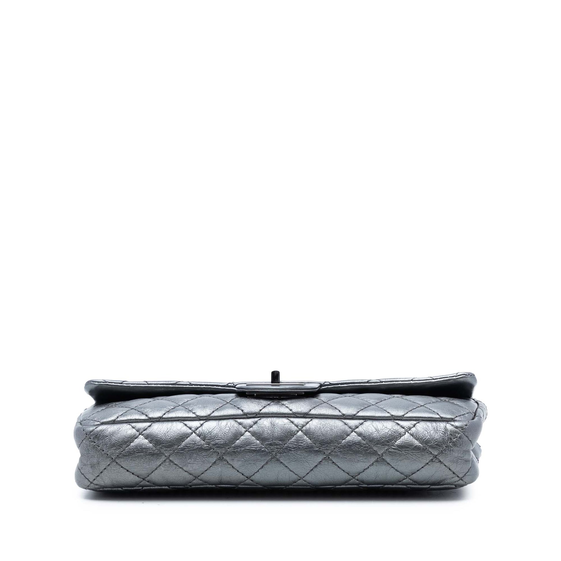 Chanel Quilted Glazed Calfskin Reissue 2.55 Flap Chain Clutch