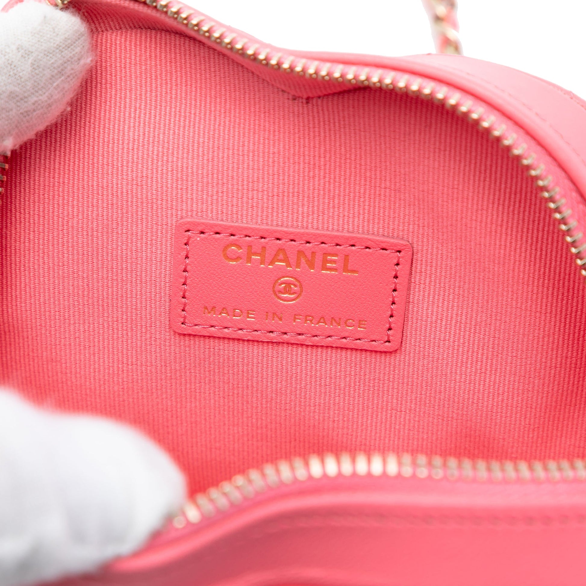 Chanel Mini Lambskin CC in Love Heart Crossbody