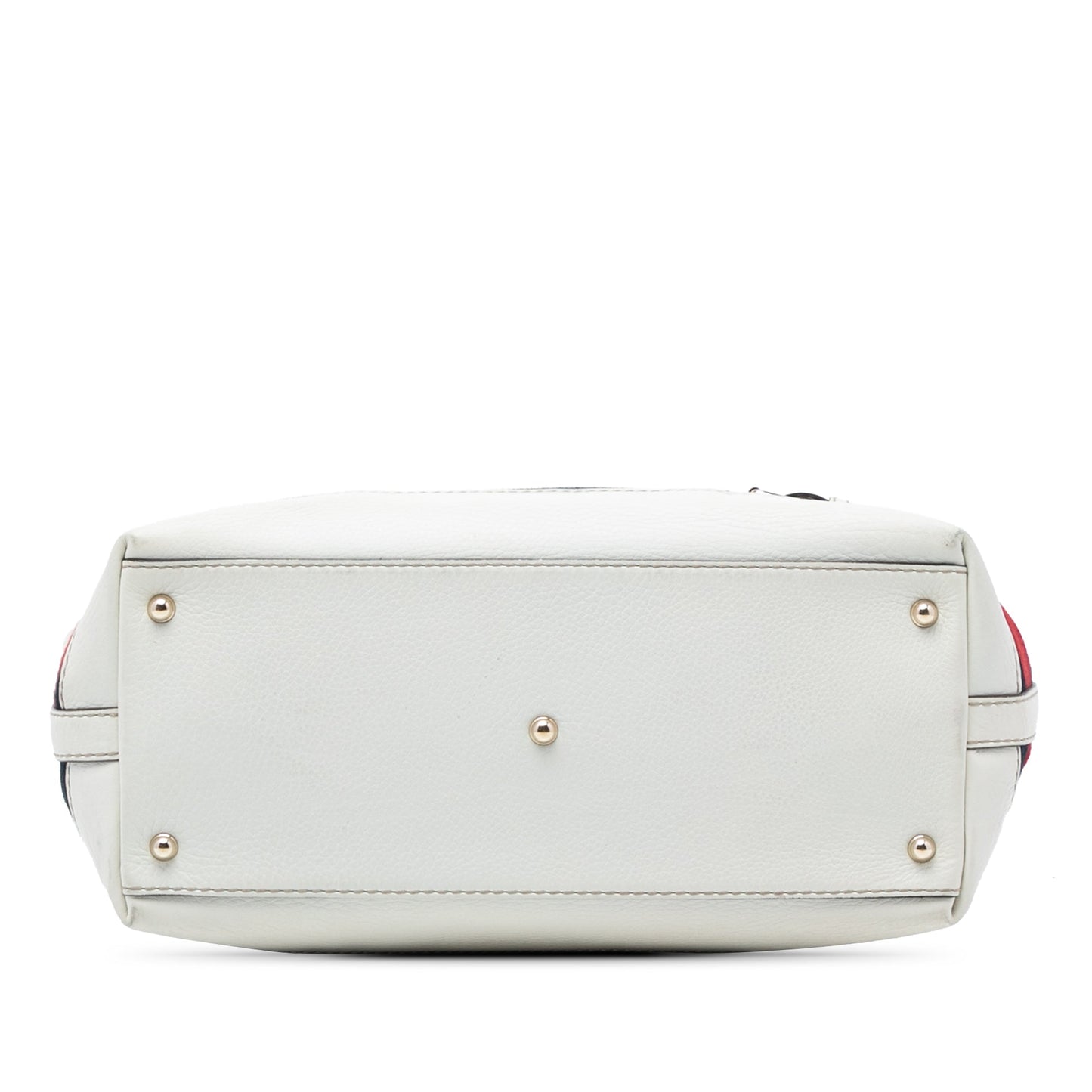 Gucci Medium Leather Web Heritage Tote