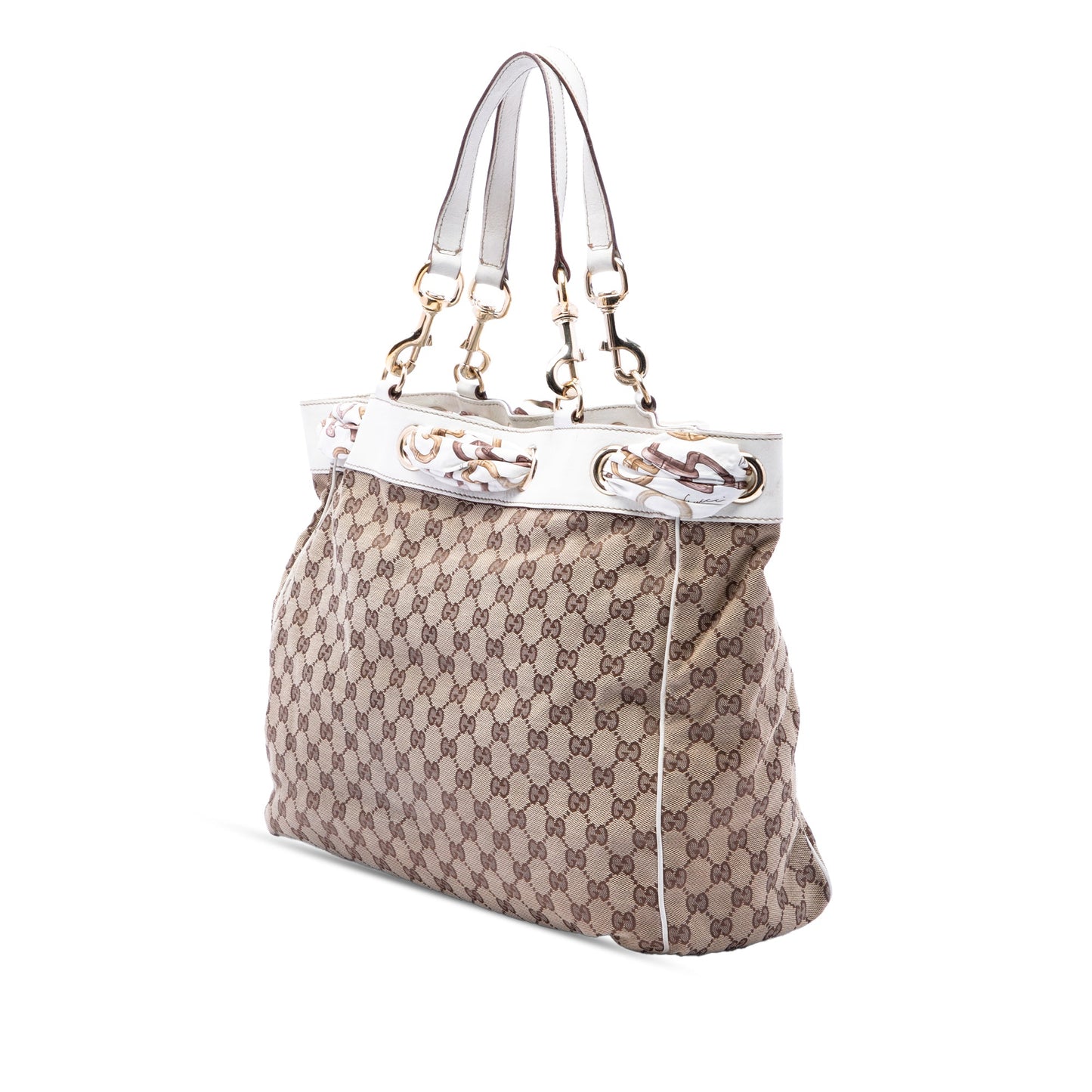 Gucci Large GG Canvas Positano Tote