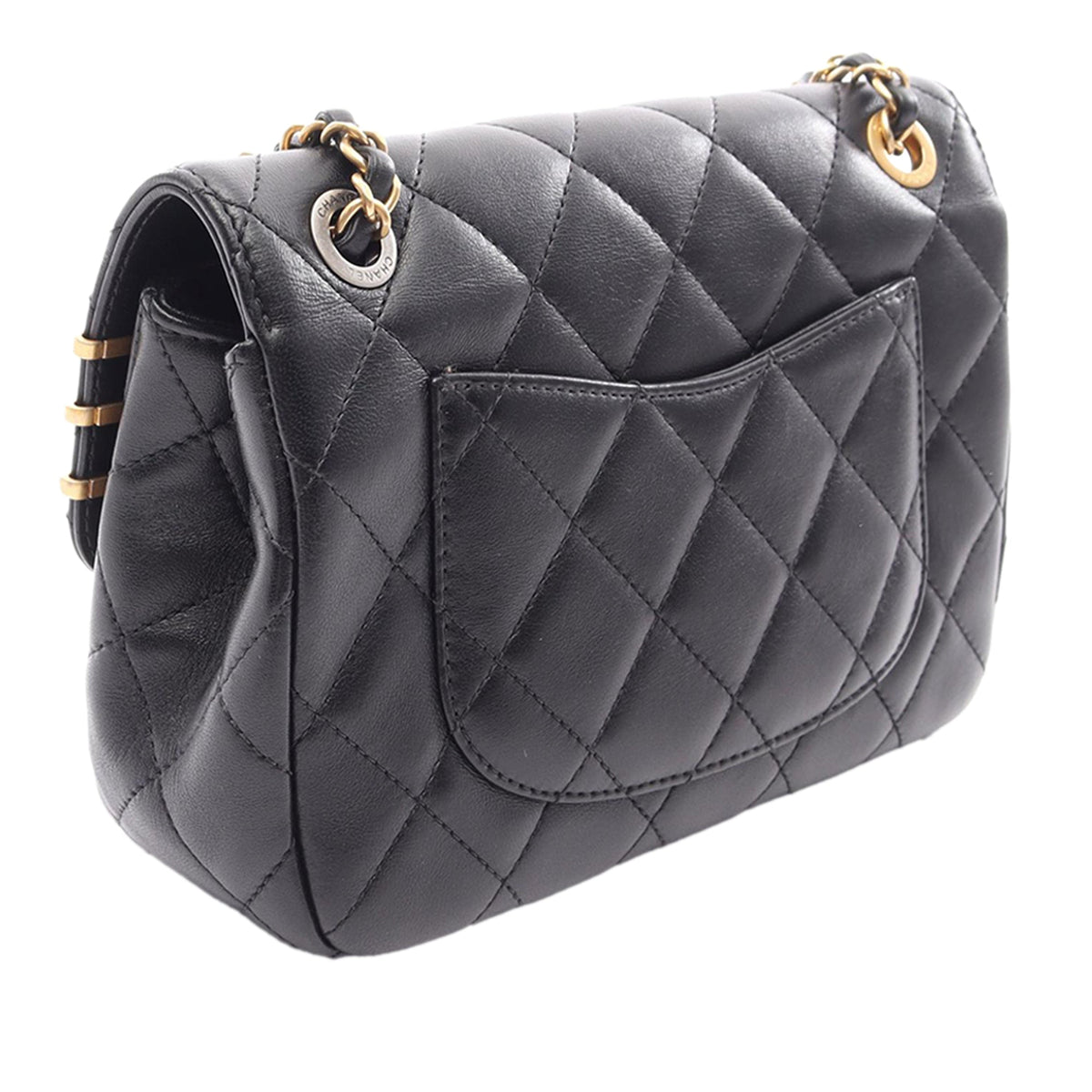 Chanel Lambskin Coco Clips Flap Bag