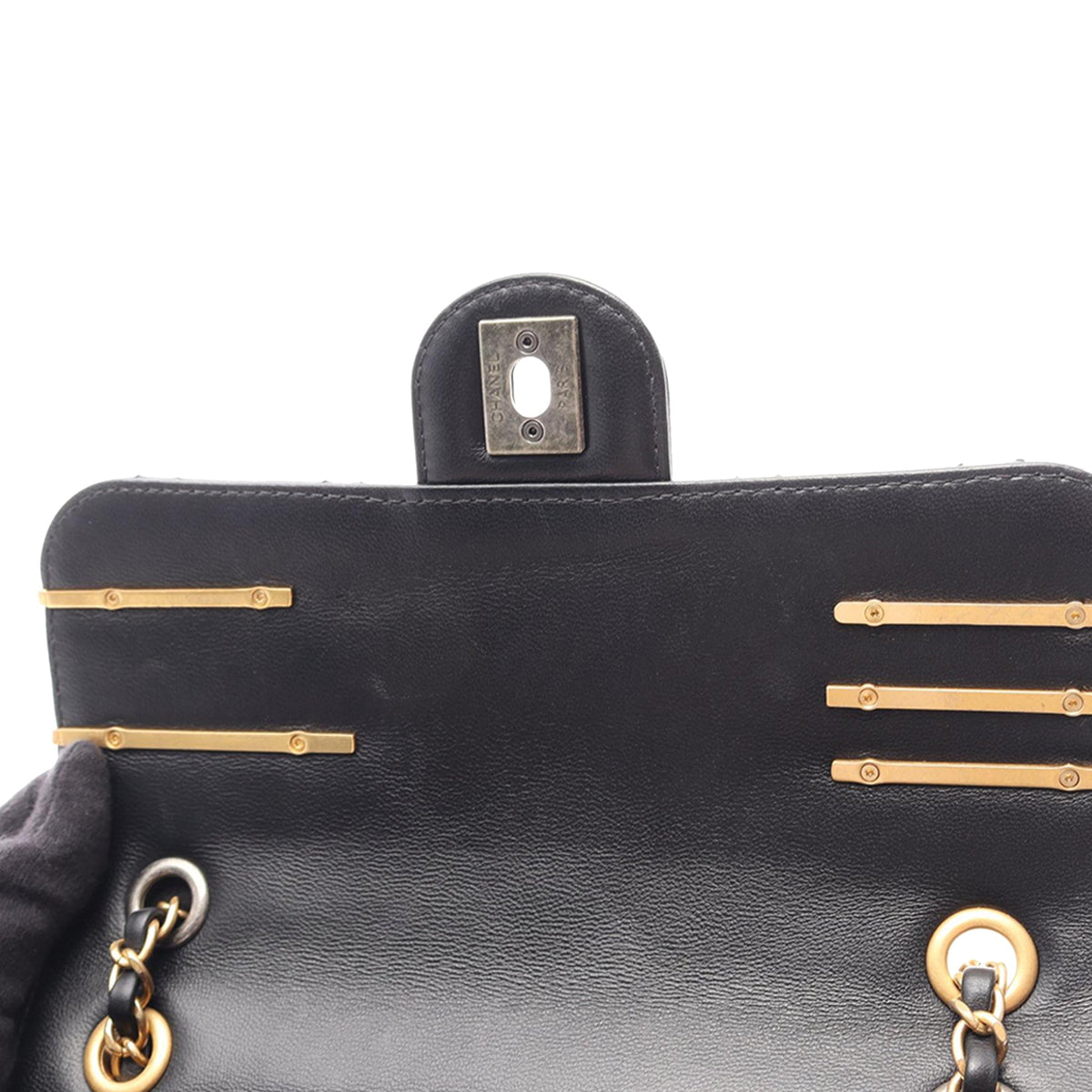 Chanel Lambskin Coco Clips Flap Bag