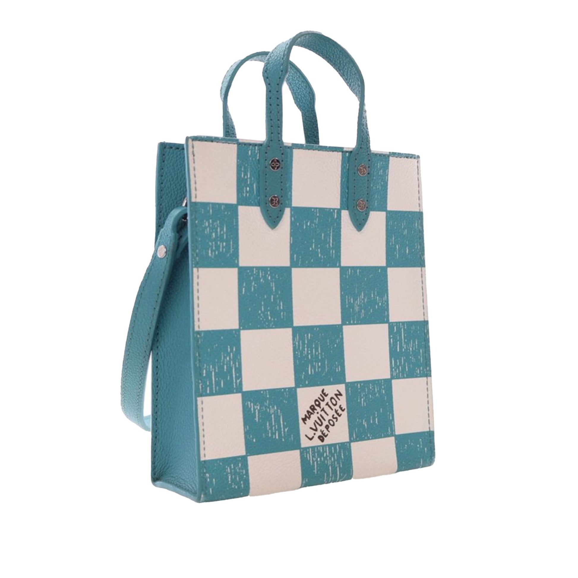 Louis Vuitton Damier Checkerboard Sac Plat XS