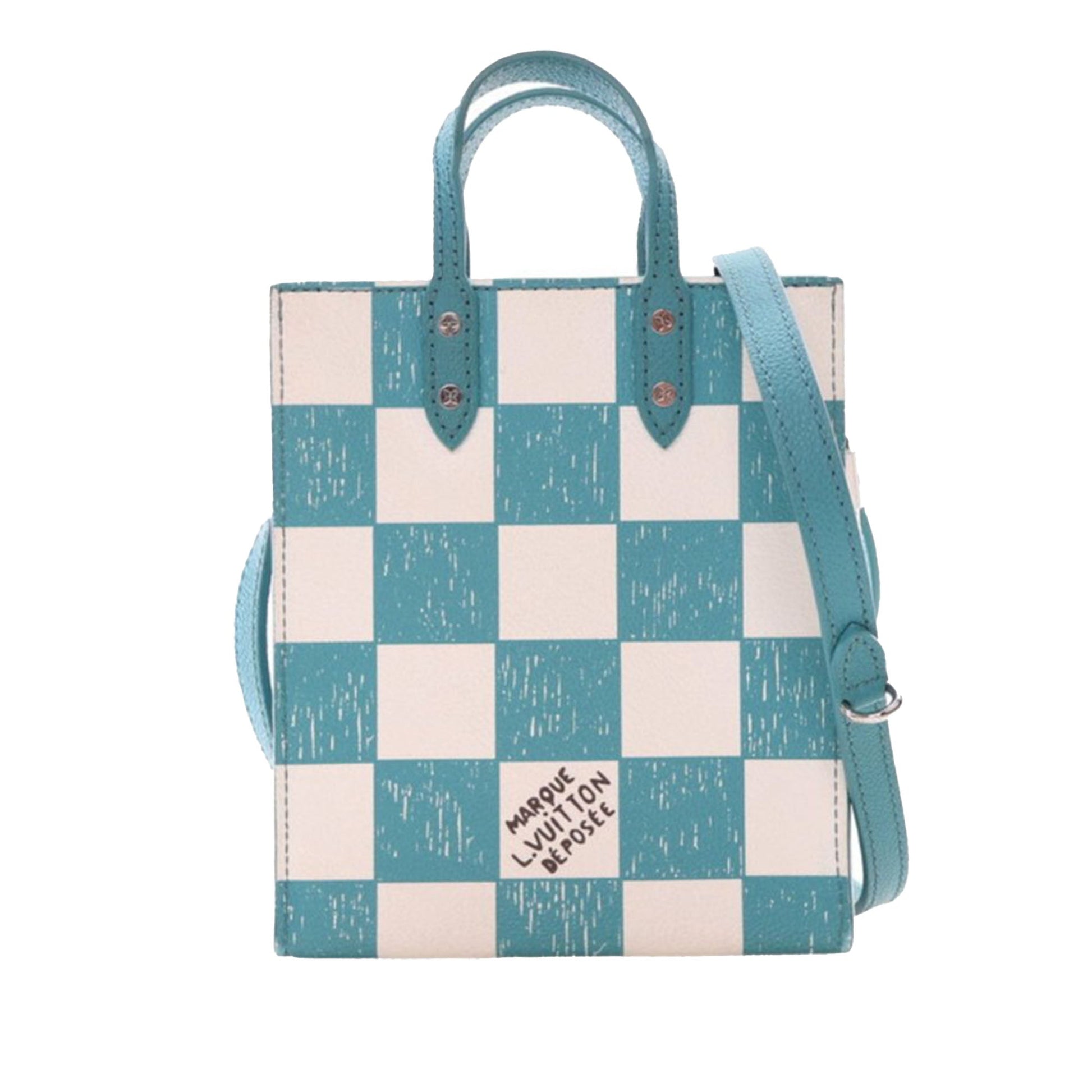 Louis Vuitton Damier Checkerboard Sac Plat XS