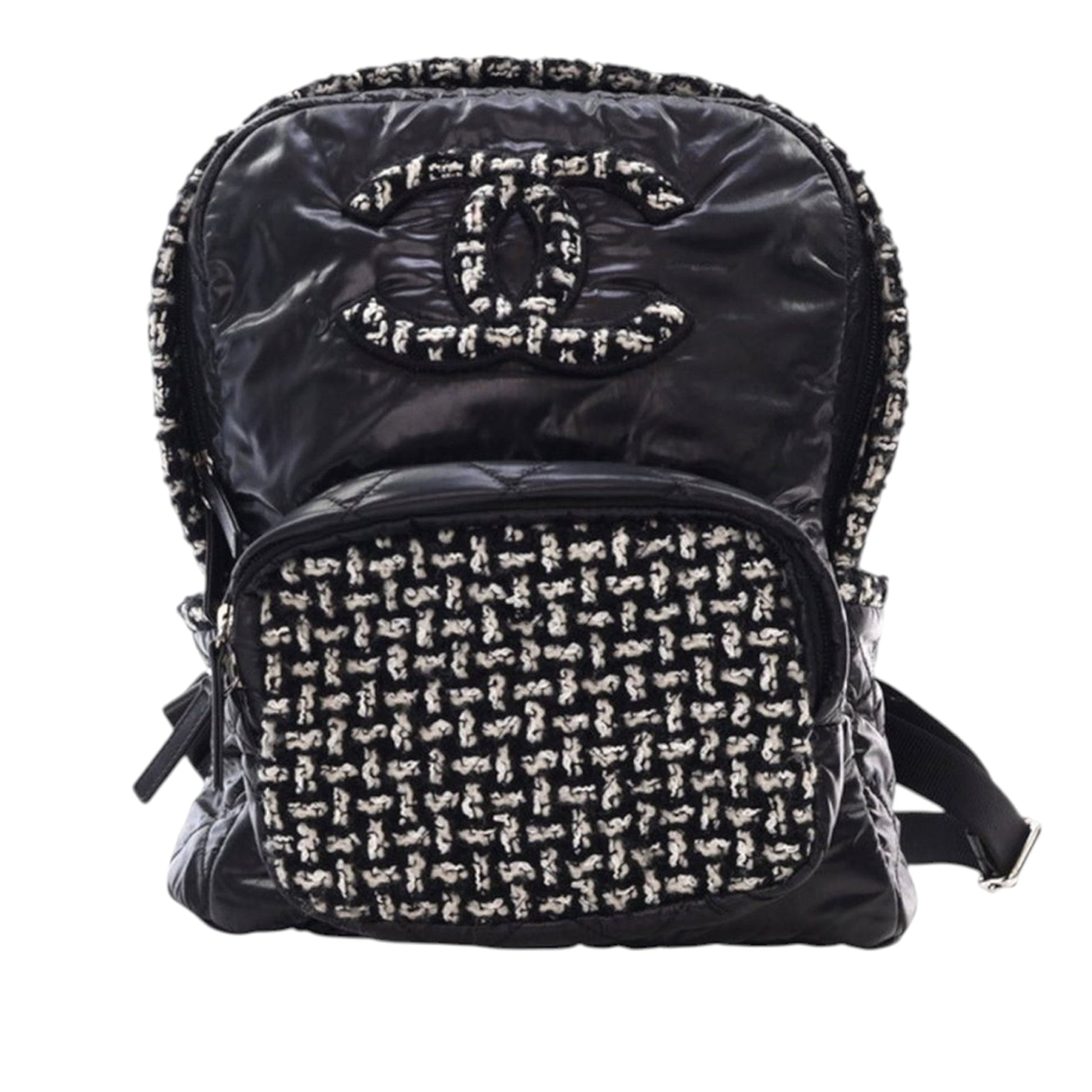 Chanel Nylon and Tweed Coco Neige Backpack