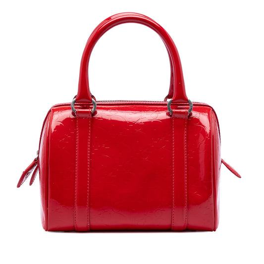 Dior Oblique Patent Boston Bag