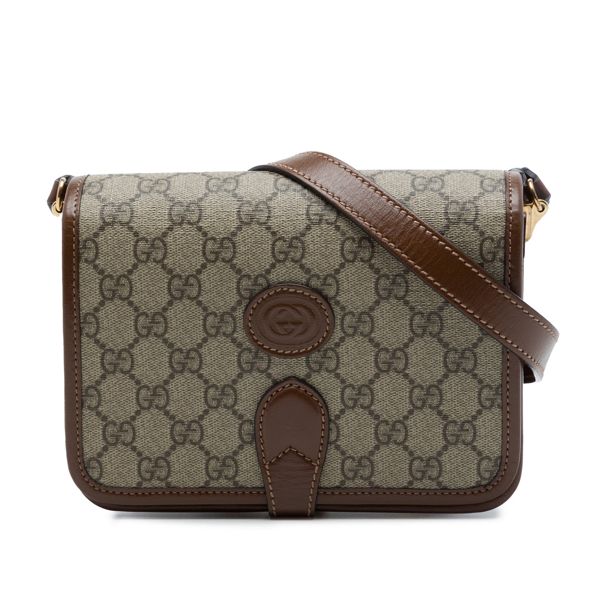 Gucci Mini GG Supreme Interlocking G Crossbody