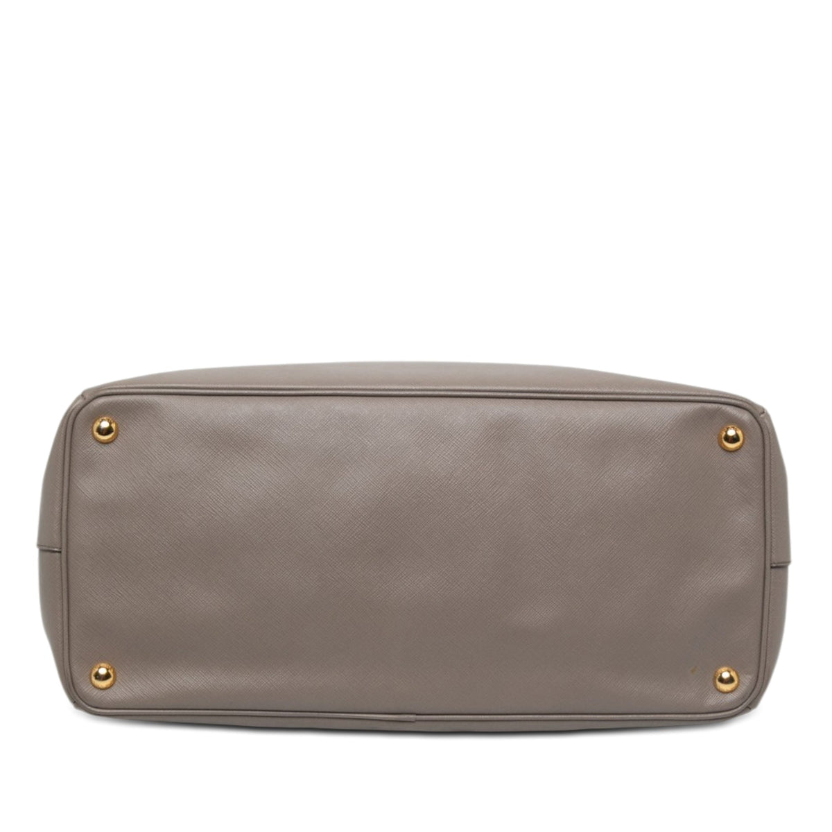 Prada Large Saffiano Lux Gardeners Tote — Gray