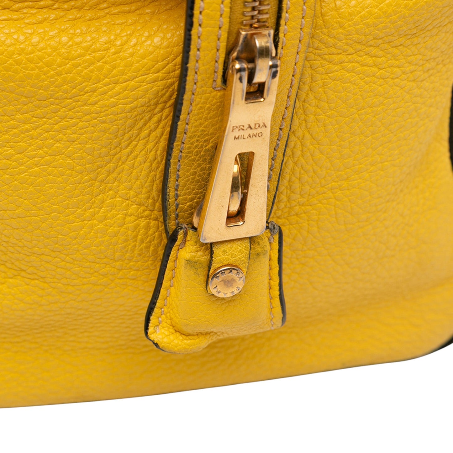 Prada Vitello Grain Satchel
