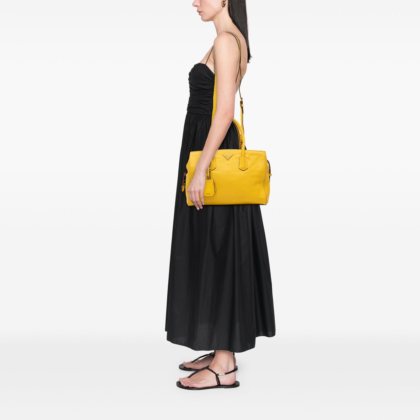 Prada Vitello Grain Satchel