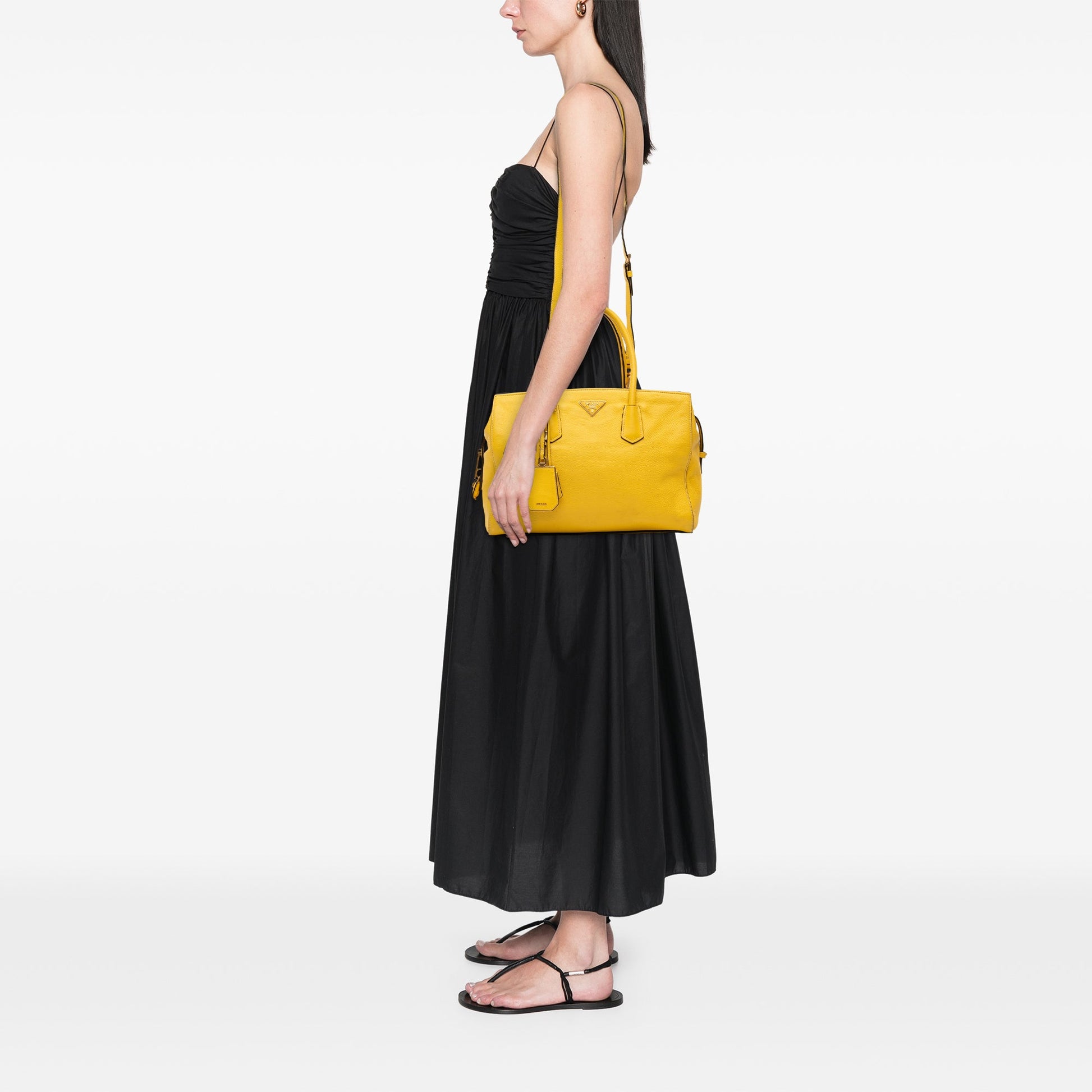 Prada Vitello Grain Satchel