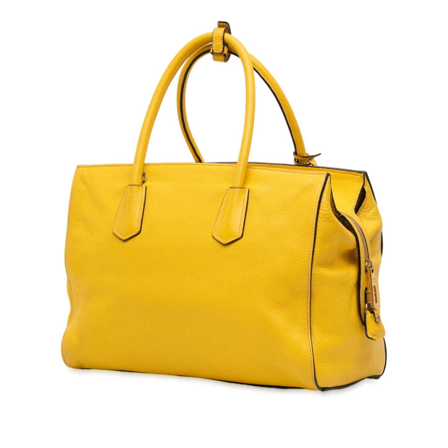 Prada Vitello Grain Satchel
