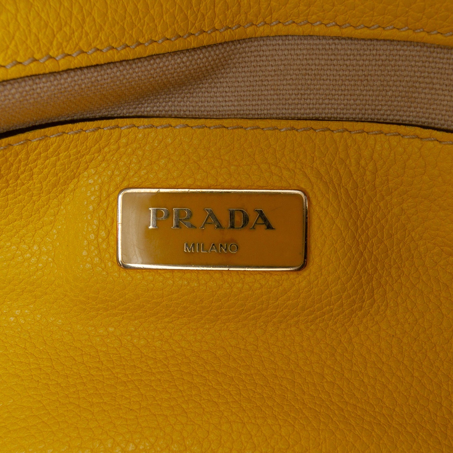 Prada Vitello Grain Satchel