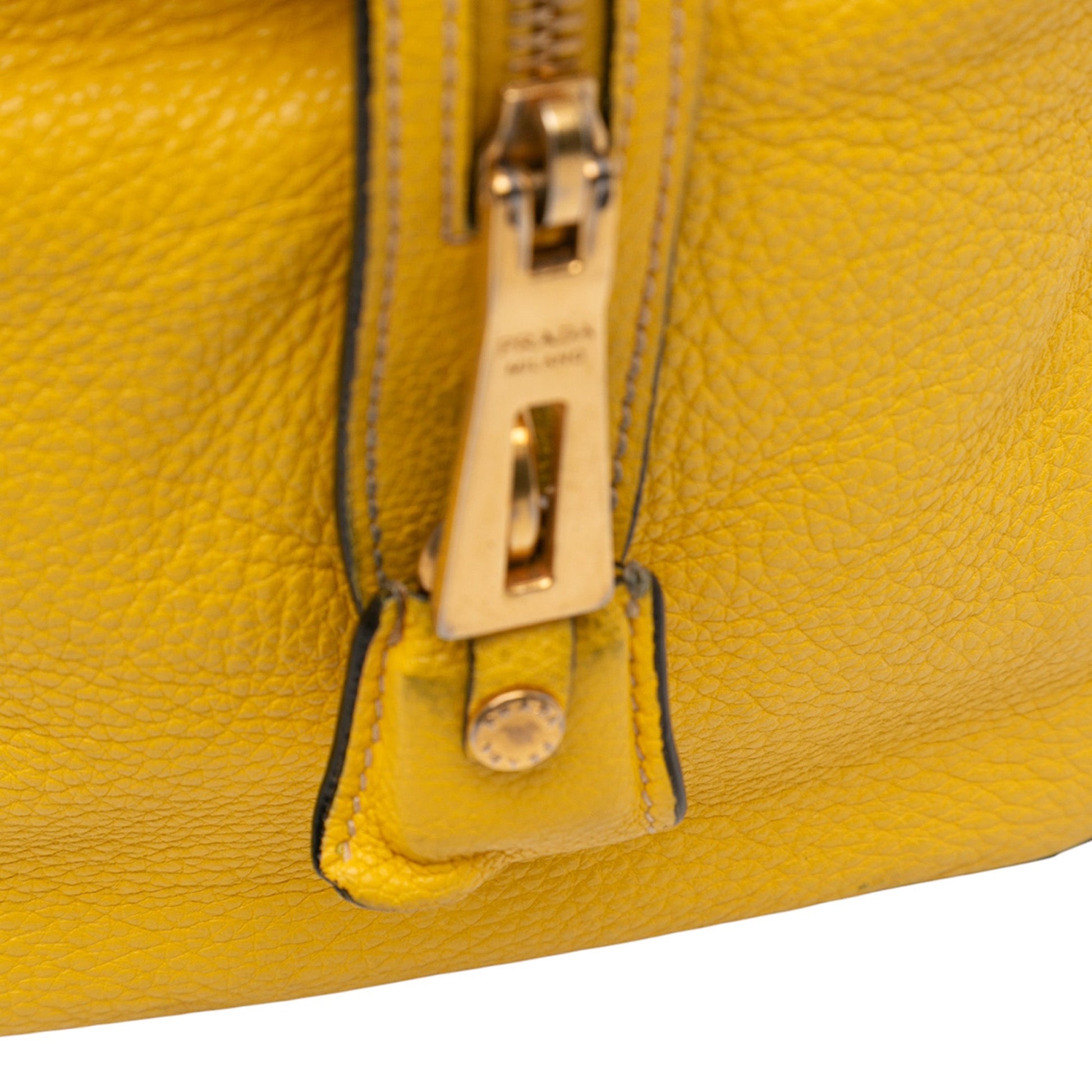 Prada Vitello Grain Satchel